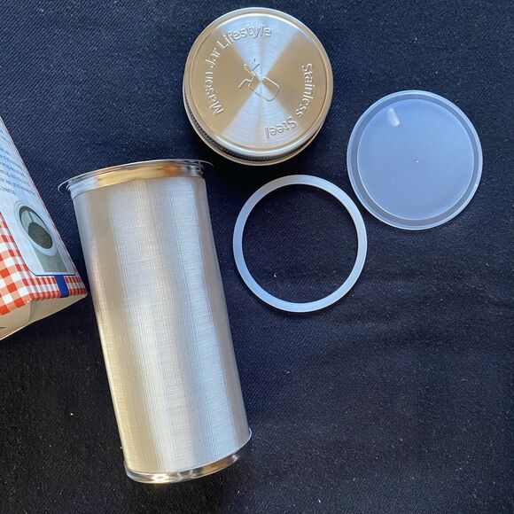 Cold Brew Coffee Maker for Mason Jars - Stainless Steel Iced Coffee. USA. - Picture 7 of 11